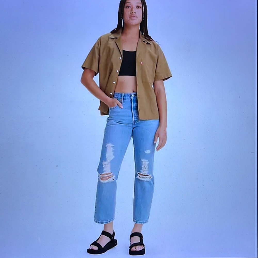 Levi’s Premium 501 Original Cropped Jeans